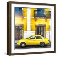 ¡Viva Mexico! Square Collection - Yellow Campeche II-Philippe Hugonnard-Framed Photographic Print