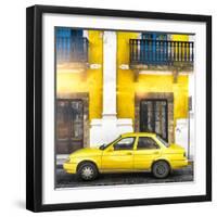 ¡Viva Mexico! Square Collection - Yellow Campeche II-Philippe Hugonnard-Framed Photographic Print