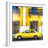 ¡Viva Mexico! Square Collection - Yellow Campeche II-Philippe Hugonnard-Framed Photographic Print