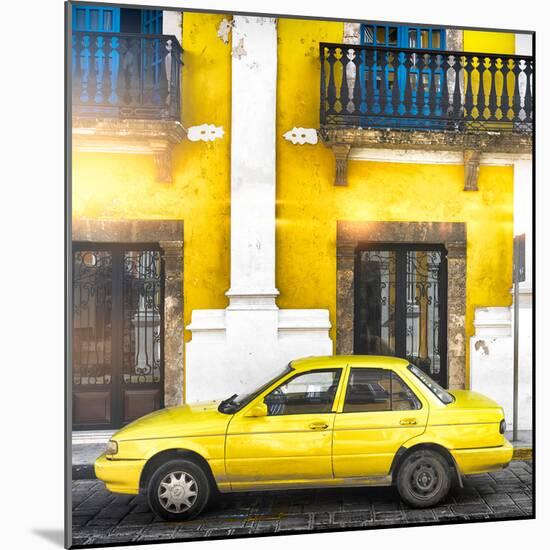 ¡Viva Mexico! Square Collection - Yellow Campeche II-Philippe Hugonnard-Mounted Photographic Print