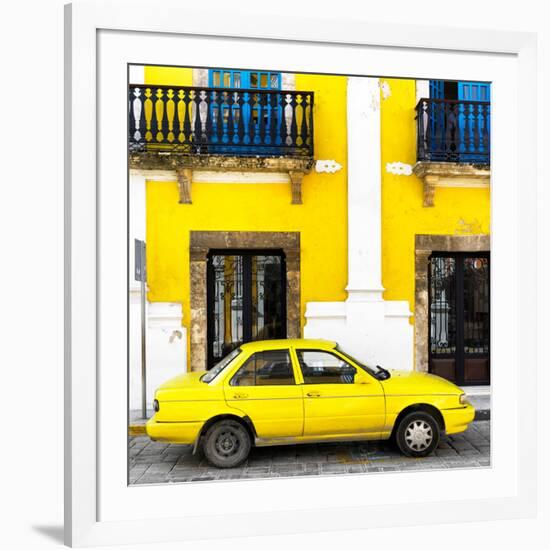 ¡Viva Mexico! Square Collection - Yellow Campeche-Philippe Hugonnard-Framed Photographic Print