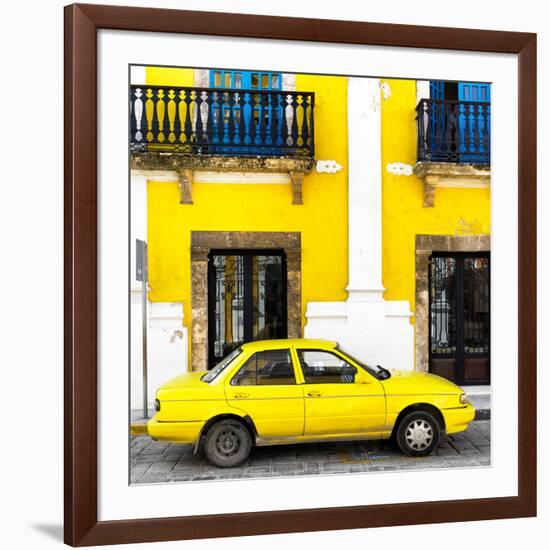 ¡Viva Mexico! Square Collection - Yellow Campeche-Philippe Hugonnard-Framed Photographic Print