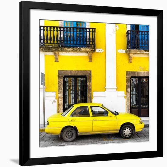 ¡Viva Mexico! Square Collection - Yellow Campeche-Philippe Hugonnard-Framed Photographic Print