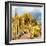 ¡Viva Mexico! Square Collection - Yellow Cardon Cactus-Philippe Hugonnard-Framed Photographic Print