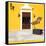 ¡Viva Mexico! Square Collection - Yellow Facade Campeche-Philippe Hugonnard-Framed Stretched Canvas