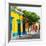 ¡Viva Mexico! Square Collection - Yellow Facade in Oaxaca-Philippe Hugonnard-Framed Photographic Print