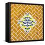 ¡Viva Mexico! Square Collection - Yellow Mosaics-Philippe Hugonnard-Framed Stretched Canvas