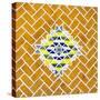 ¡Viva Mexico! Square Collection - Yellow Mosaics-Philippe Hugonnard-Stretched Canvas