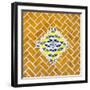 ¡Viva Mexico! Square Collection - Yellow Mosaics-Philippe Hugonnard-Framed Photographic Print