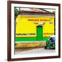 ¡Viva Mexico! Square Collection - Yellow Papeleria-Philippe Hugonnard-Framed Photographic Print