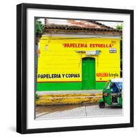 ¡Viva Mexico! Square Collection - Yellow Papeleria-Philippe Hugonnard-Framed Photographic Print