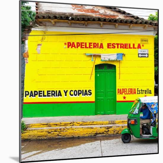 ¡Viva Mexico! Square Collection - Yellow Papeleria-Philippe Hugonnard-Mounted Photographic Print