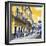 ¡Viva Mexico! Square Collection - Yellow Street in Guanajuato-Philippe Hugonnard-Framed Photographic Print