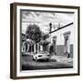 ¡Viva Mexico! Square Collection - Yellow Taxi in Oaxaca II-Philippe Hugonnard-Framed Photographic Print