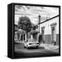 ¡Viva Mexico! Square Collection - Yellow Taxi in Oaxaca II-Philippe Hugonnard-Framed Stretched Canvas