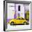 ¡Viva Mexico! Square Collection - Yellow VW Beetle in San Cristobal-Philippe Hugonnard-Framed Photographic Print