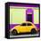 ¡Viva Mexico! Square Collection - Yellow VW Beetle - San Cristobal-Philippe Hugonnard-Framed Stretched Canvas