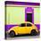 ¡Viva Mexico! Square Collection - Yellow VW Beetle - San Cristobal-Philippe Hugonnard-Stretched Canvas