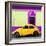 ¡Viva Mexico! Square Collection - Yellow VW Beetle - San Cristobal-Philippe Hugonnard-Framed Photographic Print