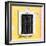 ¡Viva Mexico! Square Collection - Yellow Wall & Black Window-Philippe Hugonnard-Framed Photographic Print