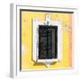 ¡Viva Mexico! Square Collection - Yellow Wall & Black Window-Philippe Hugonnard-Framed Photographic Print