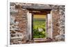 ¡Viva Mexico! Window View - Calakmul in the Mexican Jungle at Sunset-Philippe Hugonnard-Framed Photographic Print