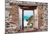 ¡Viva Mexico! Window View - Caribbean Coastline in Tulum-Philippe Hugonnard-Mounted Photographic Print