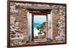 ¡Viva Mexico! Window View - Caribbean Coastline in Tulum-Philippe Hugonnard-Framed Photographic Print