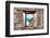 ¡Viva Mexico! Window View - Caribbean Coastline in Tulum-Philippe Hugonnard-Framed Photographic Print