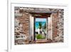 ?Viva Mexico! Window View - Caribbean Coastline in Tulum-Philippe Hugonnard-Framed Photographic Print