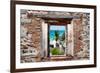 ?Viva Mexico! Window View - Caribbean Coastline in Tulum-Philippe Hugonnard-Framed Photographic Print