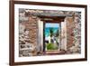 ?Viva Mexico! Window View - Caribbean Coastline in Tulum-Philippe Hugonnard-Framed Photographic Print