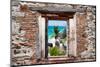 ?Viva Mexico! Window View - Caribbean Coastline in Tulum-Philippe Hugonnard-Mounted Photographic Print