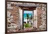 ?Viva Mexico! Window View - Caribbean Coastline in Tulum-Philippe Hugonnard-Framed Photographic Print