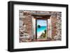 ¡Viva Mexico! Window View - Caribbean Coastline-Philippe Hugonnard-Framed Photographic Print