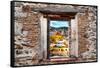 ¡Viva Mexico! Window View - Church Domes in Guanajuato-Philippe Hugonnard-Framed Stretched Canvas