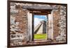 ¡Viva Mexico! Window View - El Castillo Pyramid of the Chichen Itza-Philippe Hugonnard-Framed Photographic Print