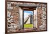 ¡Viva Mexico! Window View - El Castillo Pyramid of the Chichen Itza-Philippe Hugonnard-Framed Photographic Print