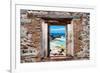 ?Viva Mexico! Window View - Isla Mujeres Coastline-Philippe Hugonnard-Framed Photographic Print