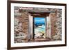 ?Viva Mexico! Window View - Isla Mujeres Coastline-Philippe Hugonnard-Framed Photographic Print