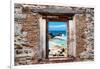 ?Viva Mexico! Window View - Isla Mujeres Coastline-Philippe Hugonnard-Framed Photographic Print