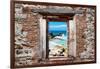 ?Viva Mexico! Window View - Isla Mujeres Coastline-Philippe Hugonnard-Framed Photographic Print