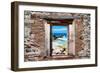 ?Viva Mexico! Window View - Isla Mujeres Coastline-Philippe Hugonnard-Framed Photographic Print