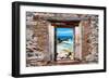 ?Viva Mexico! Window View - Isla Mujeres Coastline-Philippe Hugonnard-Framed Photographic Print