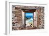 ?Viva Mexico! Window View - Isla Mujeres Coastline-Philippe Hugonnard-Framed Photographic Print