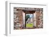 ¡Viva Mexico! Window View - Mayan Pyramid-Philippe Hugonnard-Framed Photographic Print