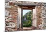 ¡Viva Mexico! Window View - Mayan Ruins in Palenque at Sunrise-Philippe Hugonnard-Mounted Photographic Print