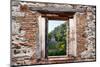 ¡Viva Mexico! Window View - Mayan Ruins in Palenque at Sunrise-Philippe Hugonnard-Mounted Photographic Print