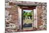 ¡Viva Mexico! Window View - Mayan Ruins in Palenque-Philippe Hugonnard-Mounted Photographic Print