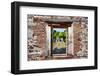 ¡Viva Mexico! Window View - Mayan Ruins in Palenque-Philippe Hugonnard-Framed Photographic Print
